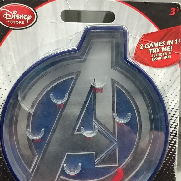 New Marvel Avengers 5" Pinball & Maze Game Disney Store 2 Games in 1 - Picture 16 of 16